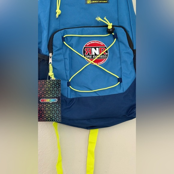 Blue Backpack with Yellow Accents - Picture 4 of 7